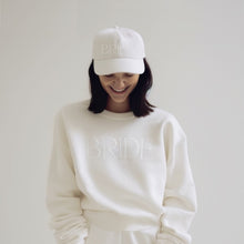 Embroidered BRIDE Sweatshirt - White
